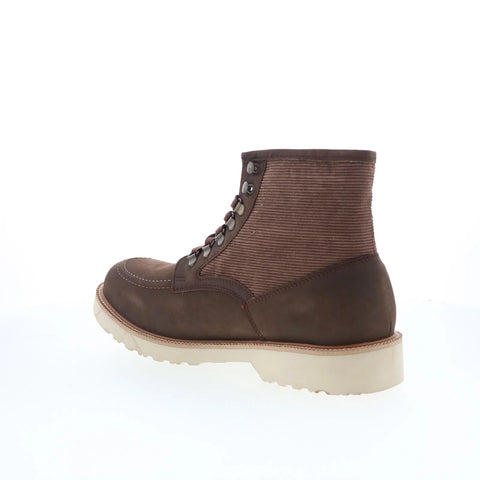 Dingo Carlsbad DI-223 Mens Brown Nubuck Lace Up Casual Dress Boots