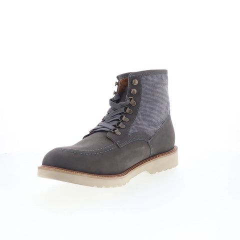 Dingo Carlsbad DI-223 Mens Gray Nubuck Lace Up Casual Dress Boots