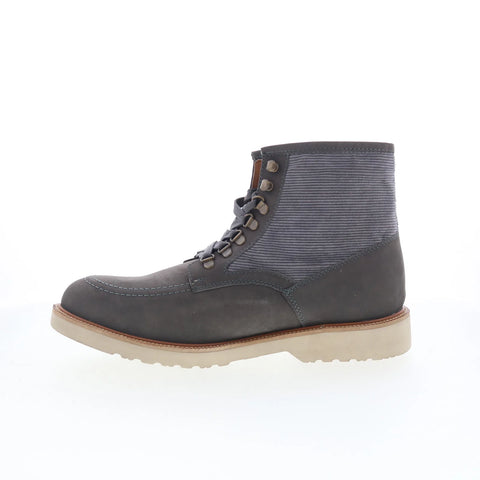 Dingo Carlsbad DI-223 Mens Gray Nubuck Lace Up Casual Dress Boots