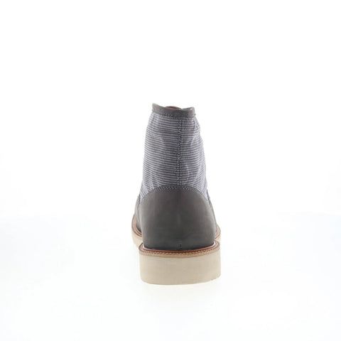 Dingo Carlsbad DI-223 Mens Gray Nubuck Lace Up Casual Dress Boots