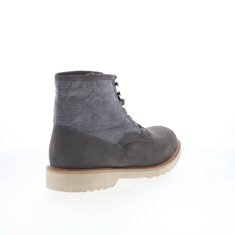 Dingo Carlsbad DI-223 Mens Gray Nubuck Lace Up Casual Dress Boots