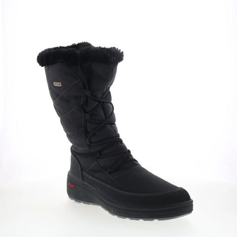 Pajar Carly 44839 Mens Black Canvas Lace Up Casual Dress Boots