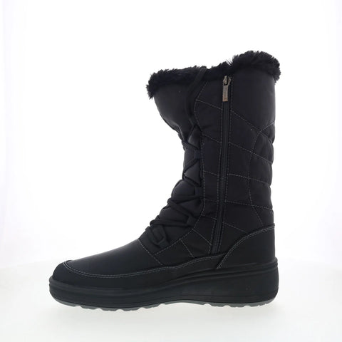 Pajar Carly 44839 Mens Black Canvas Lace Up Casual Dress Boots