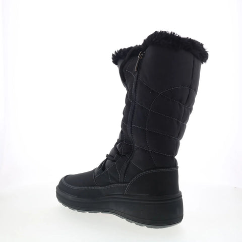 Pajar Carly 44839 Mens Black Canvas Lace Up Casual Dress Boots