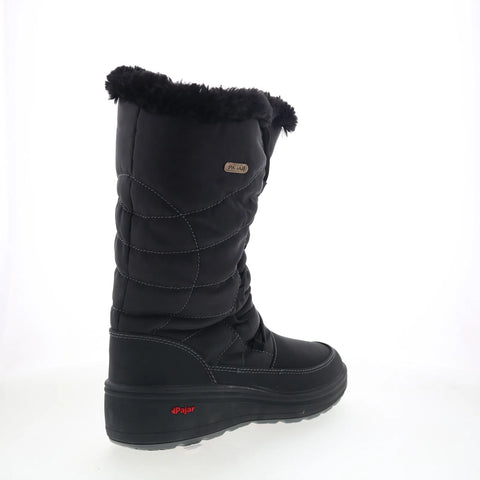 Pajar Carly 44839 Mens Black Canvas Lace Up Casual Dress Boots