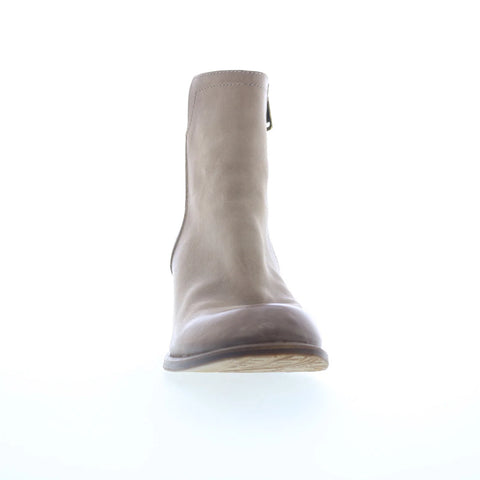 A.S. 98 Carton GROVE-201 Womens Beige Leather Zipper Ankle & Booties Boots