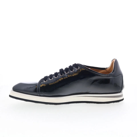 Mezlan Cartuja Shine 21153 Mens Black Patent Leather Lifestyle Sneakers Shoes