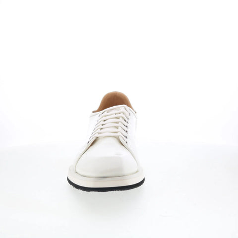 Mezlan Cartuja Shine 21153 Mens White Patent Leather Lifestyle Sneakers Shoes