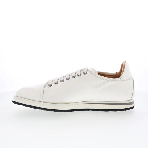 Mezlan Cartuja Shine 21153 Mens White Patent Leather Lifestyle Sneakers Shoes