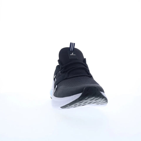 Nautica Case CG3951 Mens Black Synthetic Lace Up Lifestyle Sneakers Shoes