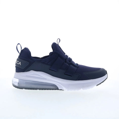 Nautica Case CG3952 Mens Blue Mesh Lace Up Lifestyle Sneakers Shoes