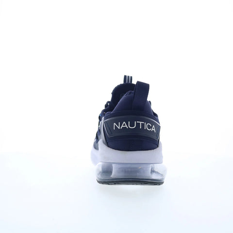 Nautica Case CG3952 Mens Blue Mesh Lace Up Lifestyle Sneakers Shoes