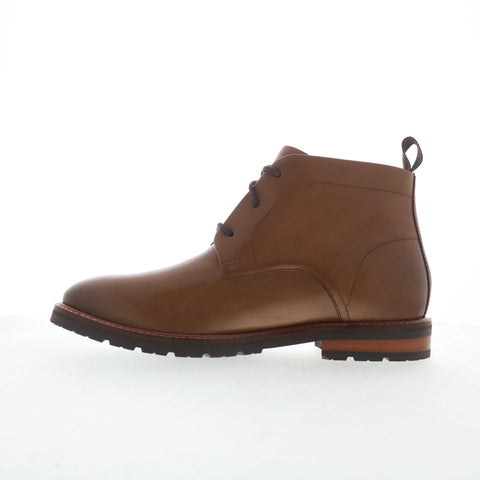 Rockport Caspe RMCASPE Mens Brown Wide Leather Lace Up Chukkas Boots