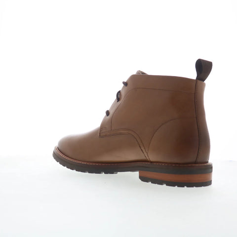Rockport Caspe RMCASPE Mens Brown Wide Leather Lace Up Chukkas Boots