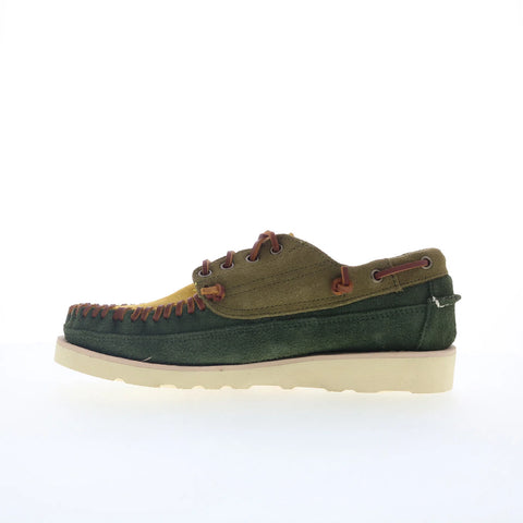 Sebago Cayuga Lined 72112MW-A8C Mens Green Loafers & Slip Ons Boat Shoes 