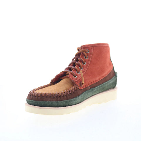 Sebago Cayuga Mid 7001HH0-A8D Mens Brown Suede Lace Up Chukkas Boots
