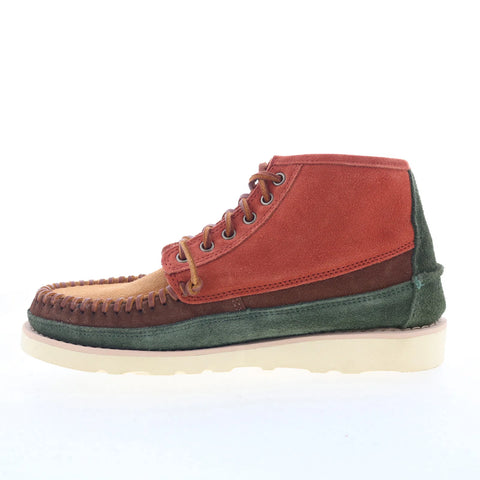 Sebago Cayuga Mid 7001HH0-A8D Mens Brown Suede Lace Up Chukkas Boots