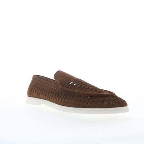 Steve Madden Cedar Mens Brown Suede Slip On Loafers & Slip Ons Casual Shoes