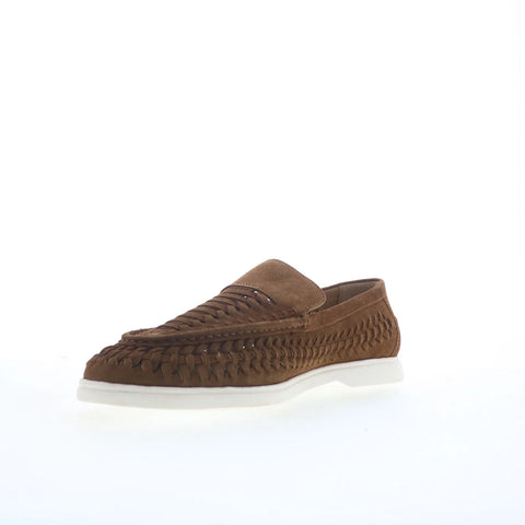 Steve Madden Cedar Mens Brown Suede Slip On Loafers & Slip Ons Casual Shoes