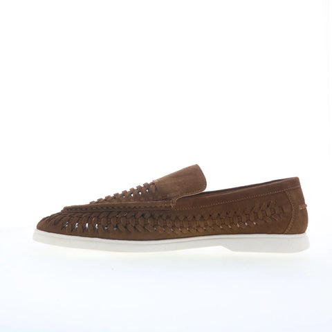 Steve Madden Cedar Mens Brown Suede Slip On Loafers & Slip Ons Casual Shoes