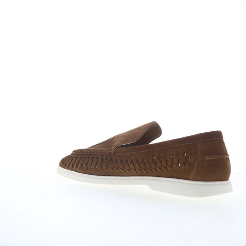 Steve Madden Cedar Mens Brown Suede Slip On Loafers & Slip Ons Casual Shoes