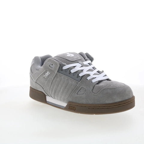 DVS Celsius DV01309018 Mens Gray Suede Skate Inspired Sneakers Shoes