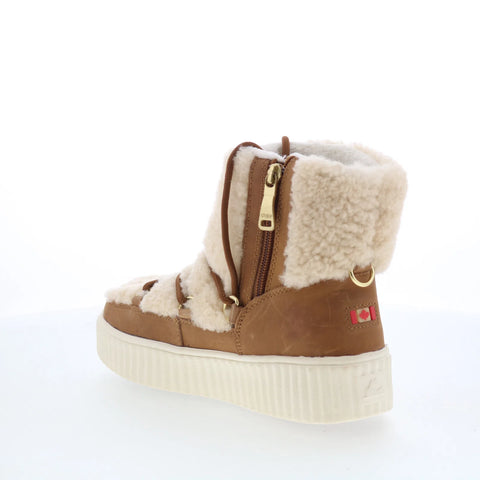 Pajar Ceria 78312 Womens Brown Suede Zipper Ankle & Booties Boots