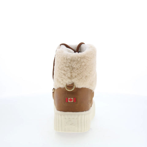 Pajar Ceria 78312 Womens Brown Suede Zipper Ankle & Booties Boots