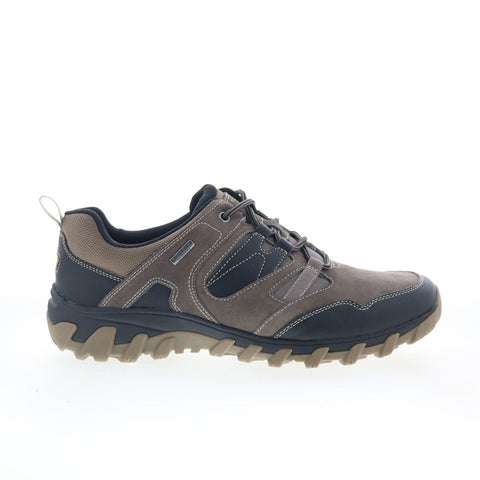 Rockport Cold Springs Plus Low Tie WP Mens Brown Athletic Hiking Shoes