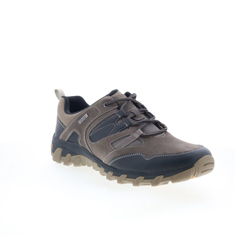 Rockport Cold Springs Plus Low Tie WP Mens Brown Athletic Hiking Shoes