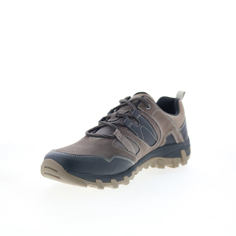 Rockport Cold Springs Plus Low Tie WP Mens Brown Athletic Hiking Shoes