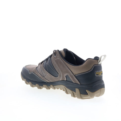 Rockport Cold Springs Plus Low Tie WP Mens Brown Athletic Hiking Shoes