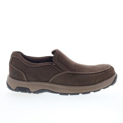 Dunham Battery Park Mens Brown Extra Extra Wide 6E Loafers Casual Shoes