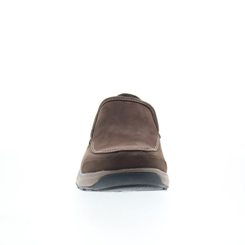 Dunham Battery Park Mens Brown Extra Extra Wide 6E Loafers Casual Shoes
