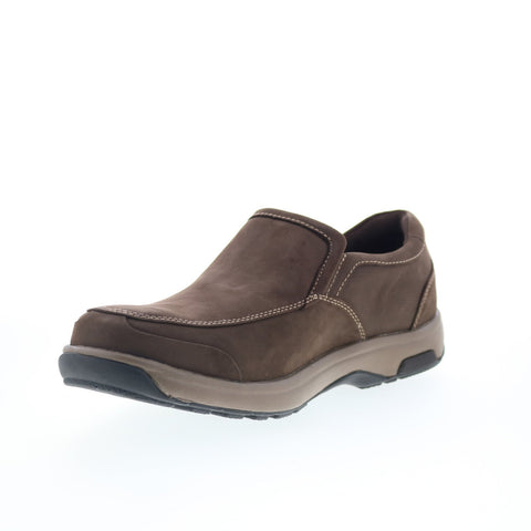 Dunham Battery Park Mens Brown Extra Extra Wide 6E Loafers Casual Shoes