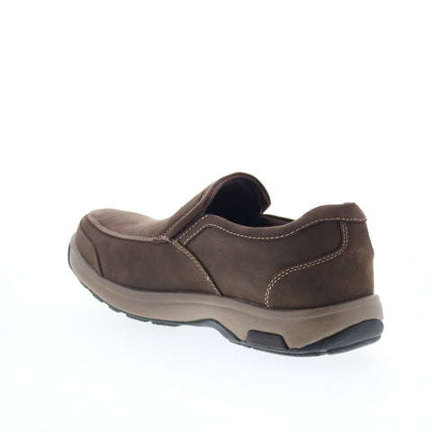 Dunham Battery Park Mens Brown Extra Extra Wide 6E Loafers Casual Shoes