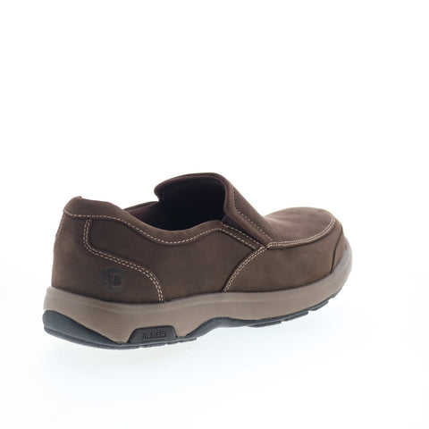 Dunham Battery Park Mens Brown Extra Extra Wide 6E Loafers Casual Shoes
