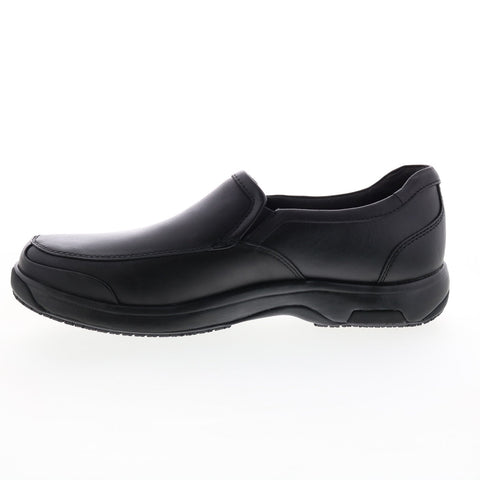 Dunham Battery Park Service CH4762 Mens Black Wide Loafers Casual Shoes