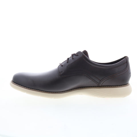 Rockport Garett Plain Toe CH5520 Mens Brown Wide Oxfords Plain Toe Shoes