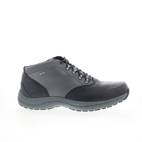 Dunham Sutton Plain Toe Mens Gray Extra Wide 4E Leather Casual Dress Boots