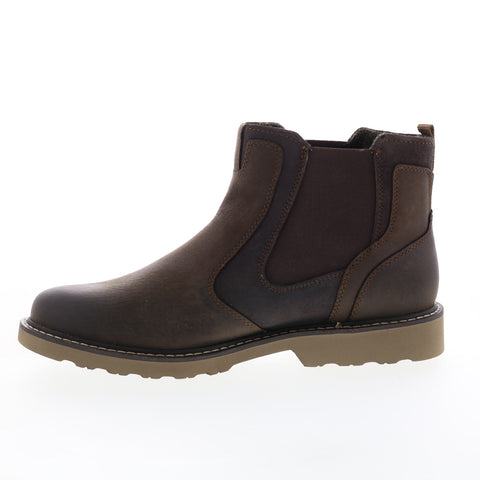 Dunham Jake Chelsea CH6619 Mens Brown Extra Wide Leather Chelsea Boots