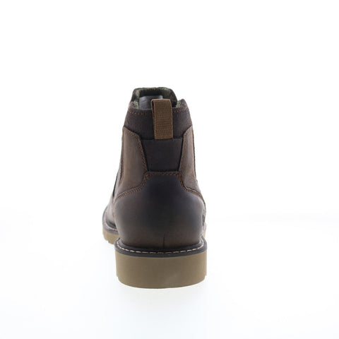 Dunham Jake Chelsea CH6619 Mens Brown Wide Leather Slip On Chelsea Boots