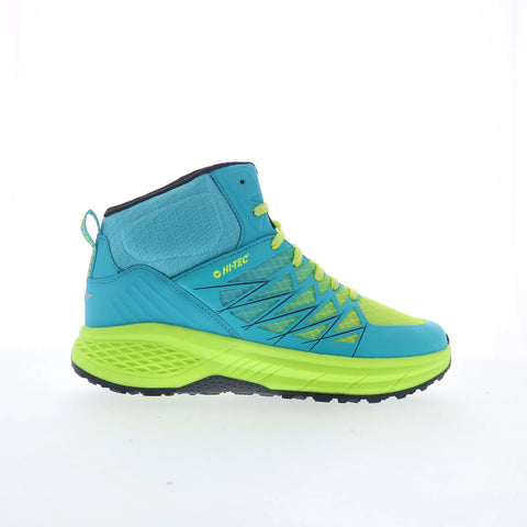 Hi-Tec Demolisher Mid CH80046M-MK Mens Blue Synthetic Lace Up Hiking Boots