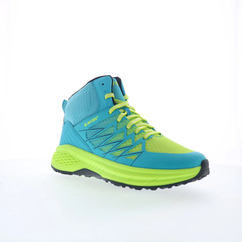 Hi-Tec Demolisher Mid CH80046M-MK Mens Blue Synthetic Lace Up Hiking Boots