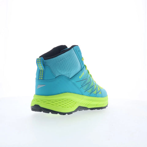 Hi-Tec Demolisher Mid CH80046M-MK Mens Blue Synthetic Lace Up Hiking Boots