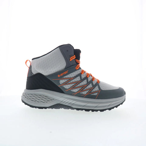 Hi-Tec Demolisher Mid CH80046M-VSO Mens Gray Synthetic Lace Up Hiking Boots