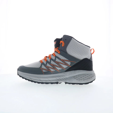 Hi-Tec Demolisher Mid CH80046M-VSO Mens Gray Synthetic Lace Up Hiking Boots