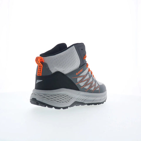 Hi-Tec Demolisher Mid CH80046M-VSO Mens Gray Synthetic Lace Up Hiking Boots