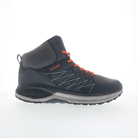 Hi-Tec Demolisher Mid CH80046M Mens Gray Synthetic Lace Up Hiking Boots