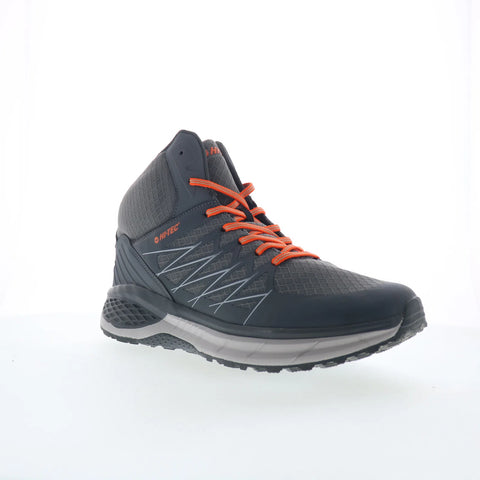 Hi-Tec Demolisher Mid CH80046M Mens Gray Synthetic Lace Up Hiking Boots